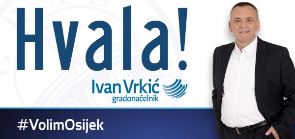 Ivan Vrkić ponovno izabran za gradonačelnika Osijeka!