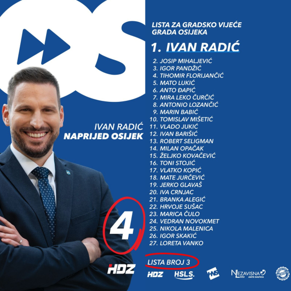 U nedjelju biramo – podržimo listu broj 3!